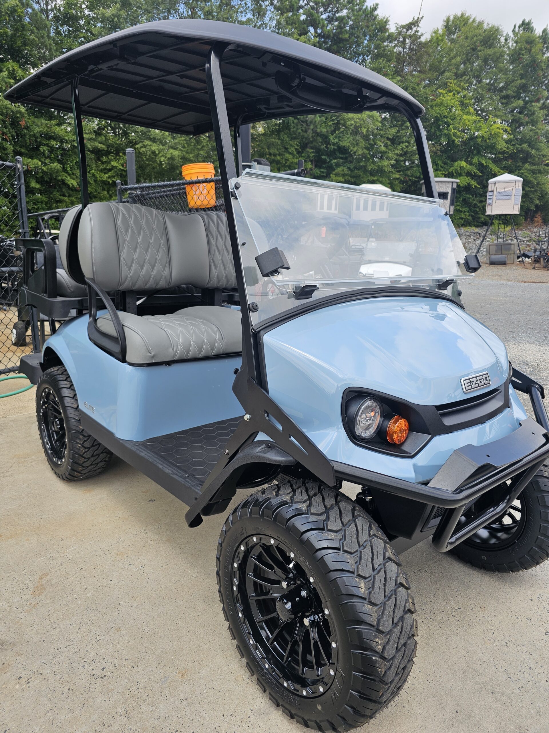 2024 E-Z-GO S4 ELITE POWDER BLUE